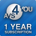 AVS4YOU One Year Subscription AVS4YOU One Year Subscription
