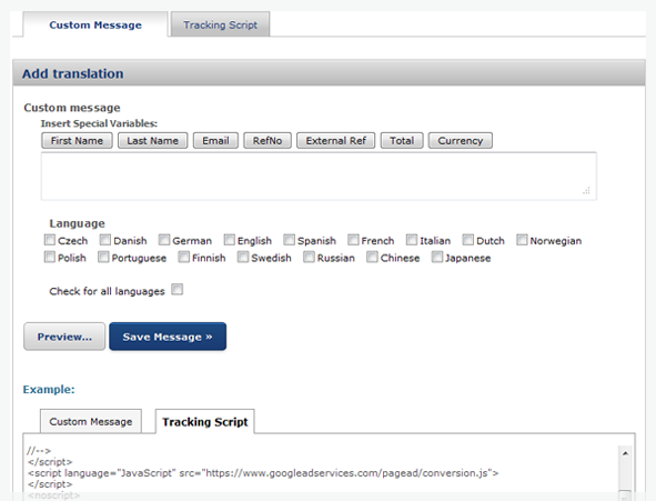 AfterSale Message