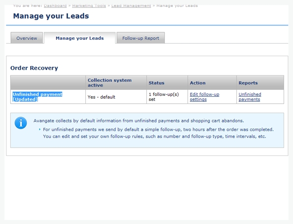 Lead Management