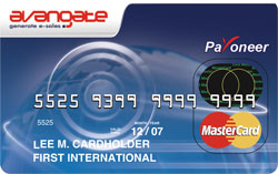 Avangate Prepaid Debit MasterCard